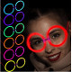 Glow Stick Yuvarlak Gözlük 12 Adet