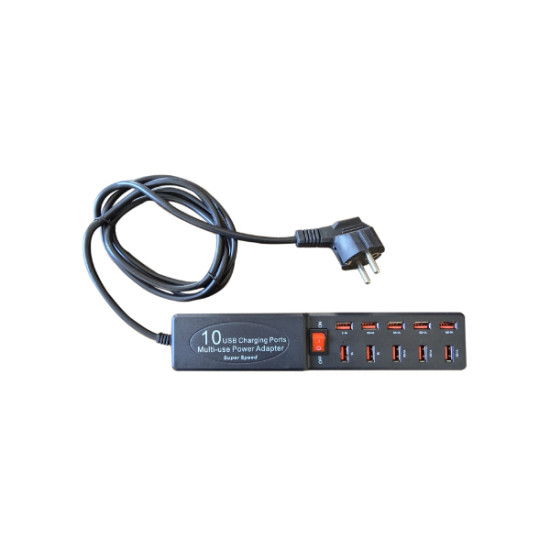 10 Portlu USB Şarj Adaptörü 10 Portlu USB Şarj Adaptörü