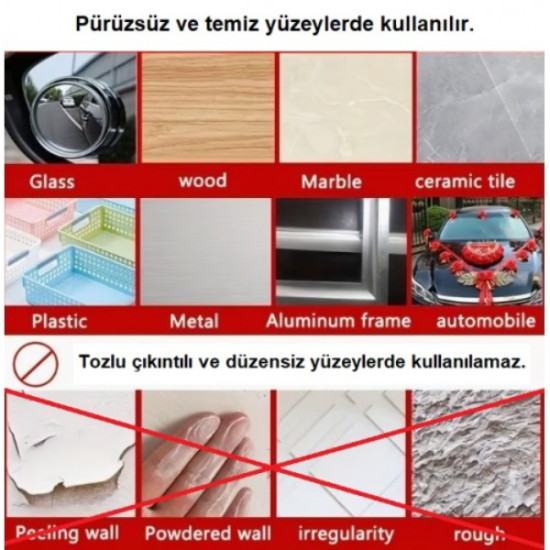 60 Parça Kolay Açılır Güçlü Çift Taraflı Bant 18mmx50mm 60 Parça Kolay Açılır Güçlü Çift Taraflı Bant 18mmx50mm