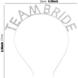 Gümüş Kaplama Kristal Taşlı Team Bride Taç Gümüş Kaplama Kristal Taşlı Team Bride Taç