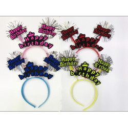 Happy Birthday Neon Renk Doğum Günü Tacı 12 Adet Happy Birthday Neon Renk Doğum Günü Tacı 12 Adet