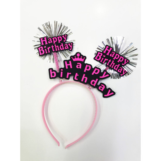 Happy Birthday Neon Renk Doğum Günü Tacı 12 Adet Happy Birthday Neon Renk Doğum Günü Tacı 12 Adet