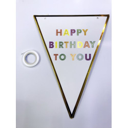 Happy Birthday To You Flama Bayrak Süsü