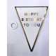 Happy Birthday To You Flama Bayrak Süsü Happy Birthday To You Flama Bayrak Süsü