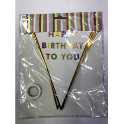 Happy Birthday To You Flama Bayrak Süsü Happy Birthday To You Flama Bayrak Süsü