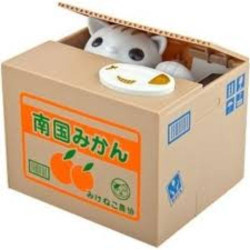 Hareketli Para Çalan Kedi Kumbara Hareketli Para Çalan Kedi Kumbara