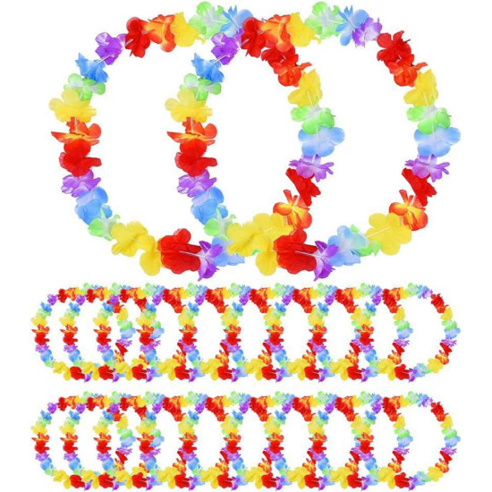 Hawaii Çiçekli Boyun Kolyesi 12 Adet Hawaii Çiçekli Boyun Kolyesi 12 Adet