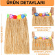 Hawaii Tarzı Hula Eteği – 60 cm Hasır Natural Etek Hawaii Tarzı Hula Eteği – 60 cm Hasır Natural Etek