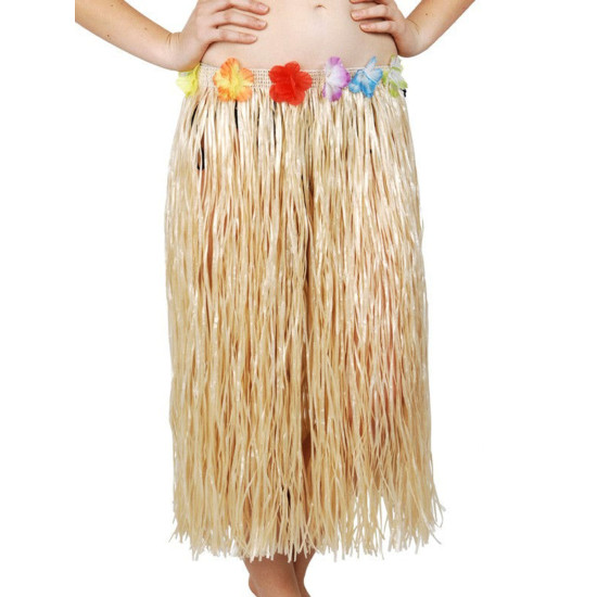 Hawaii Tarzı Hula Eteği – 60 cm Hasır Natural Etek Hawaii Tarzı Hula Eteği – 60 cm Hasır Natural Etek