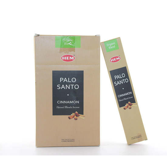 Hem Organic Blend Series Palo Santo Cinnamon Masala Aromalı Çubuk Tütsü Hem Organic Blend Series Palo Santo Cinnamon Masala Aromalı Çubuk Tütsü