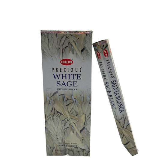 Hem Precious White Sage Aromalı Çubuk Tütsü Hem Precious White Sage Aromalı Çubuk Tütsü