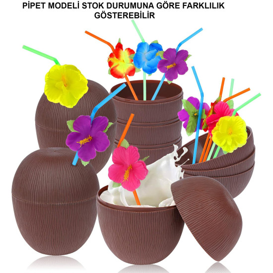 Hindistan Cevizi Pipetli Bardak Hindistan Cevizi Pipetli Bardak