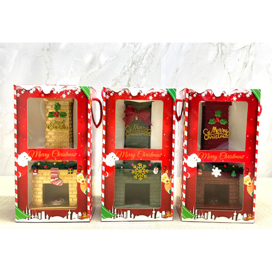 Noel Temalı Polyester Şömine Tütsülük Noel Temalı Polyester Şömine Tütsülük