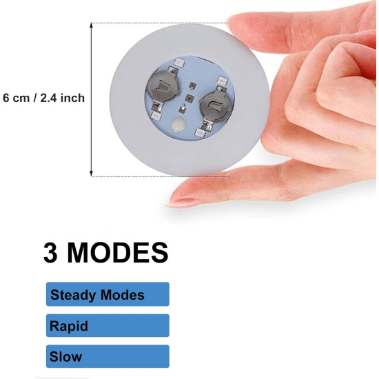 Işıklı Yapışkanlı Bardak Altı Aparatı Ledli 3 Modlu