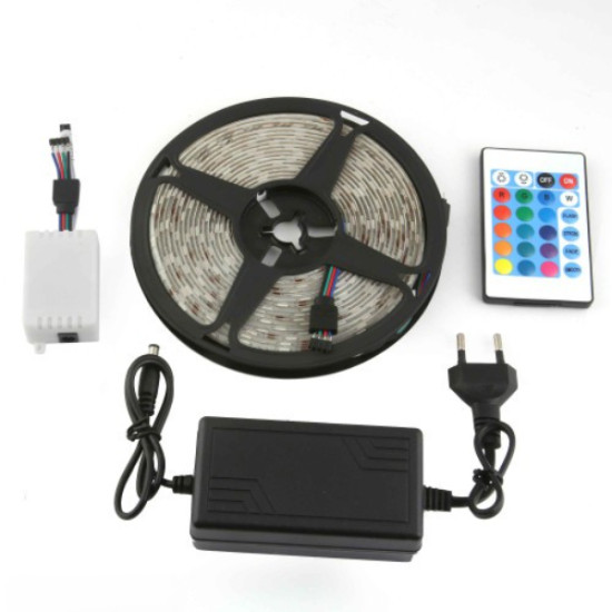 RGB Şerit 54 LED Kumandalı USB Bağlantılı RGB Şerit 54 LED Kumandalı USB Bağlantılı