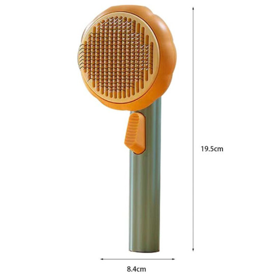 Kabak Tasarımlı Evcil Hayvan Tarağı Kabak Tasarımlı Evcil Hayvan Tarağı