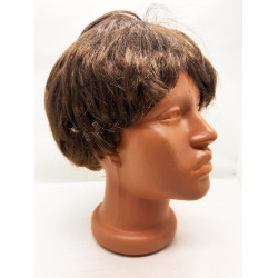 Kahverengi Kısa Kesim İçi Astarlı Erkek Peruğu  Kahverengi Kısa Kesim İçi Astarlı Erkek Peruğu