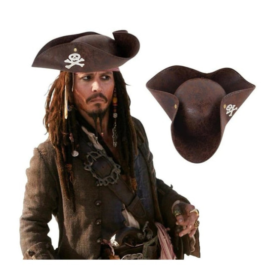 Vinleks Kaptan Jack Korsan Şapkası Vinleks Kaptan Jack Korsan Şapkası