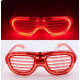 Kırmızı Led Işıklı Parti Gözlüğü - Neon 3 Modlu