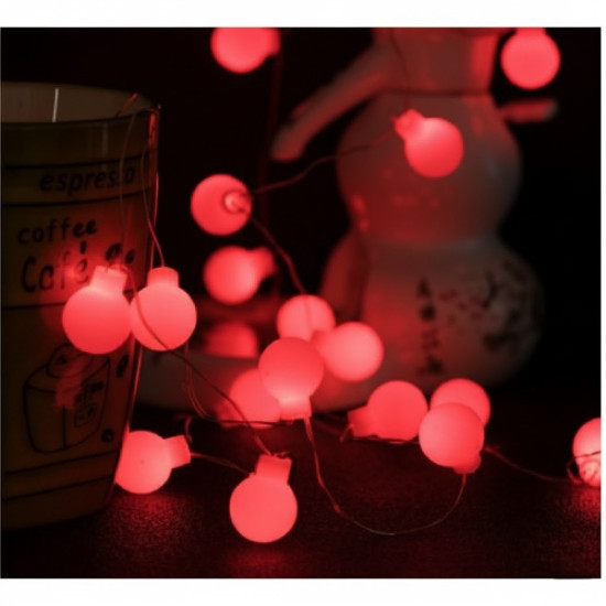 5m 28 Led Kırmızı Işık Şeffaf Kablo Fişli Eklemeli 5m 28 Led Kırmızı Işık Şeffaf Kablo Fişli Eklemeli