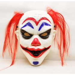 Kızıl Saçlı Joker Palyaço Maskesi 