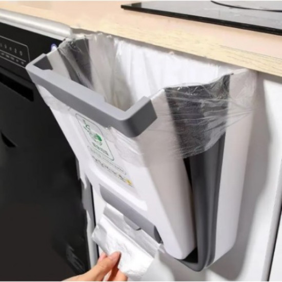 Katlanabilir Mutfak Çöp Kovası Torba Hazneli Katlanabilir Mutfak Çöp Kovası Torba Hazneli