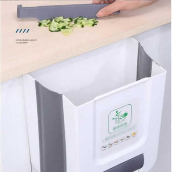 Katlanabilir Mutfak Çöp Kovası Torba Hazneli Katlanabilir Mutfak Çöp Kovası Torba Hazneli