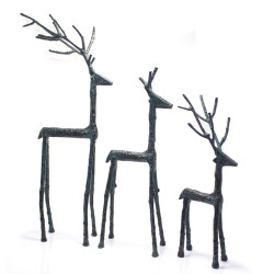Metal 3'lü Geyik Seti  Metal 3'lü Geyik Seti