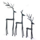Metal 3 lü Geyik Seti
