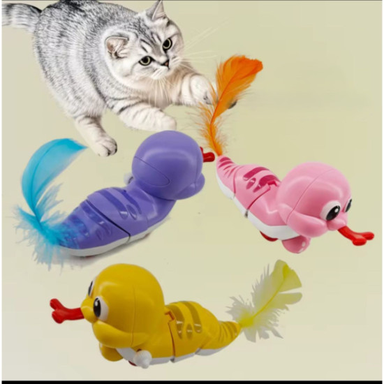 Evcil Hayvan Kedi Kurmalı Salyangoz Oyuncak Evcil Hayvan Kedi Kurmalı Salyangoz Oyuncak