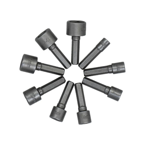 9 Parça Manyetik Somun Adaptörü 9 Parça Manyetik Somun Adaptörü