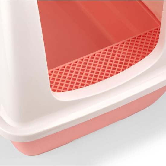 Mikopet Büyük Kapalı Kedi Tuvaleti Mor Mikopet Büyük Kapalı Kedi Tuvaleti Mor