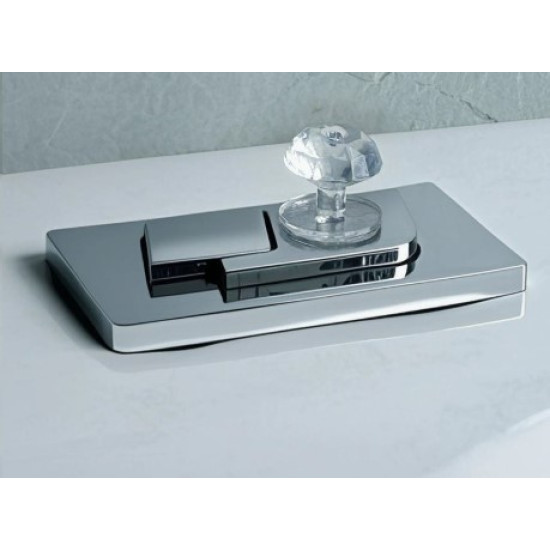 4 Adet Kristal Tasarımlı Çok Amaçlı Yapışkanlı Tutacak Buton 