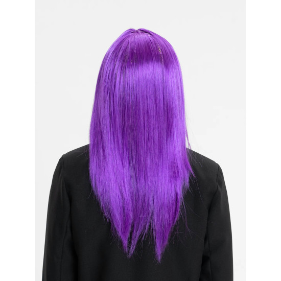 Mor Düz Kesim Peruk Mor Düz Kesim Peruk