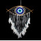 Rüya Kapanı Dream Catcher Göz Tasarımı Model 5