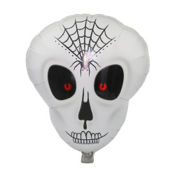 Örümcek Ağ Desenli İskelet Folyo Balon Örümcek Ağ Desenli İskelet Folyo Balon