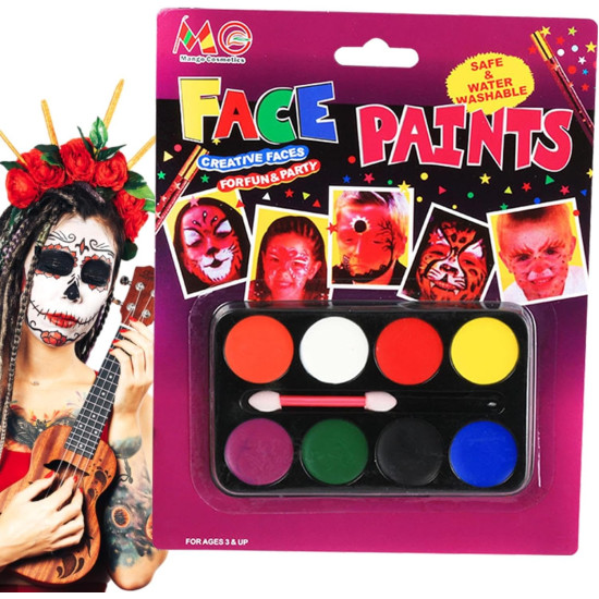 Yüz Boyama Seti 8 Renk