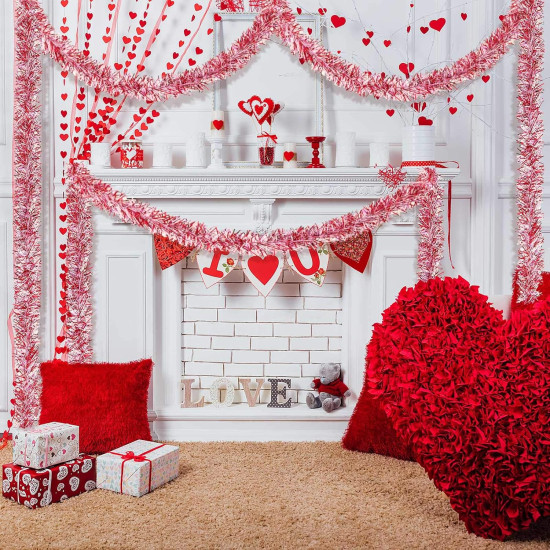 Simli Parti Süsü 2 Metre Pembe Simli Parti Süsü 2 Metre Pembe