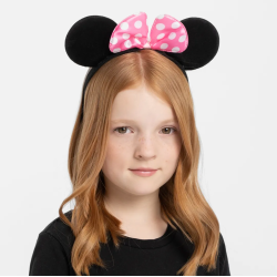 Pembe Fiyonklu Minnie Mouse Tacı  Pembe Fiyonklu Minnie Mouse Tacı