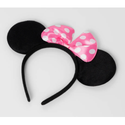 Pembe Fiyonklu Minnie Mouse Tacı  Pembe Fiyonklu Minnie Mouse Tacı