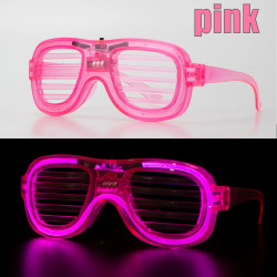 Pembe Led Işıklı Parti Gözlüğü - Neon 3 Modlu Pembe Led Işıklı Parti Gözlüğü - Neon 3 Modlu