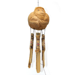 Maymunlu Bambu Rüzgar Çanı Maymunlu Bambu Rüzgar Çanı
