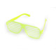 Retro Neon Fosforlu Panjur Gözlük - 12 Adet