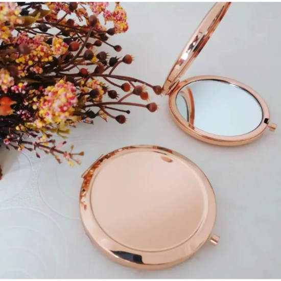 Promosyon Cep Aynası (Rose Renk)