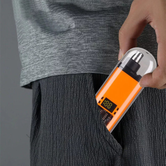 Cep Çakmak Model USB Şarjlı Burun Kulak Yanak Kıl Tüy Temizleme Makinesi