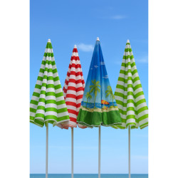 Plaj Şemsiyesi 240 CM Büyük Boy Plaj Şemsiyesi 240 CM Büyük Boy