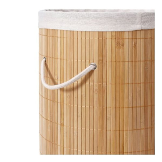 DecoHandy Yuvarlak Bambu Kirli Sepeti DecoHandy Yuvarlak Bambu Kirli Sepeti