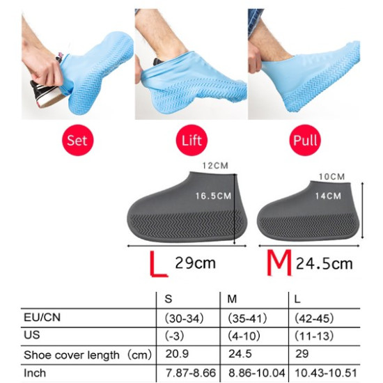 Su Geçirmez Ayakkabı Kılıfı M Beden Su Geçirmez Ayakkabı Kılıfı M Beden