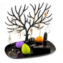 Geyik Tasarımlı Takı Standı Siyah Geyik Tasarımlı Takı Standı Siyah