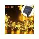 Solar Çiçekli Dekoratif 30 Led Bahçe Lambası Solar Çiçekli Dekoratif 30 Led Bahçe Lambası